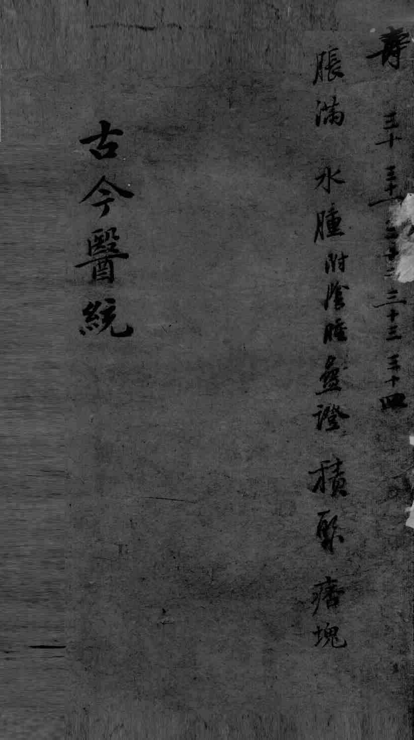 古今医统大全  30-31卷